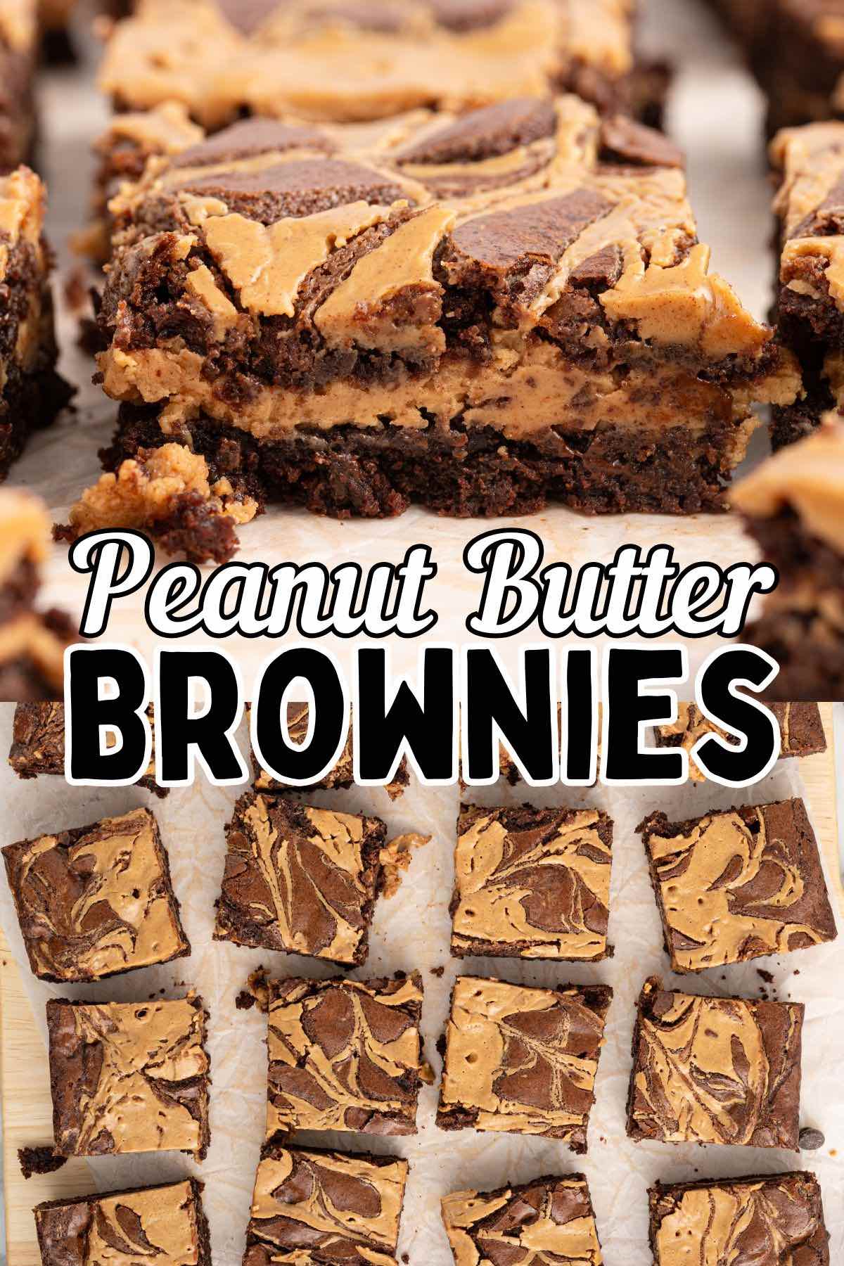 peanut butter brownies pin.