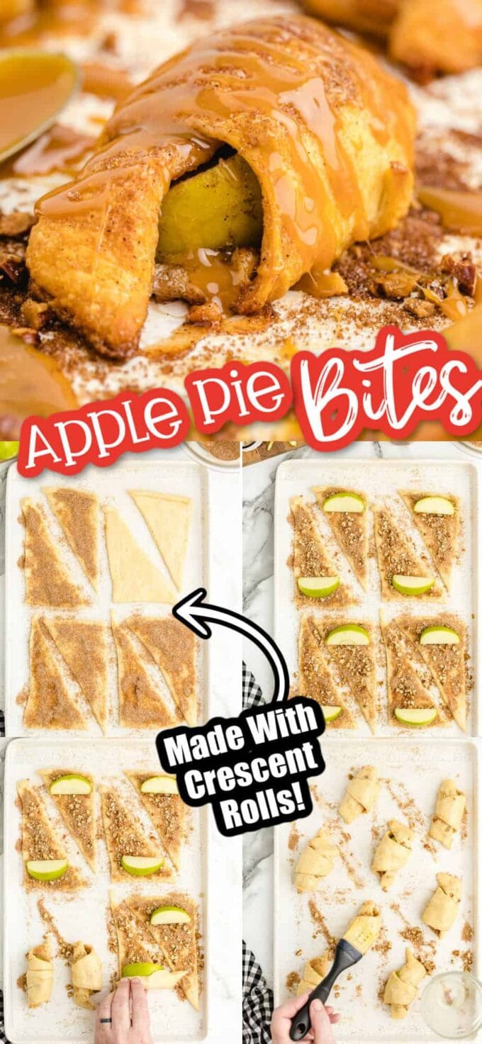 Apple Pie Bites pinterest image
