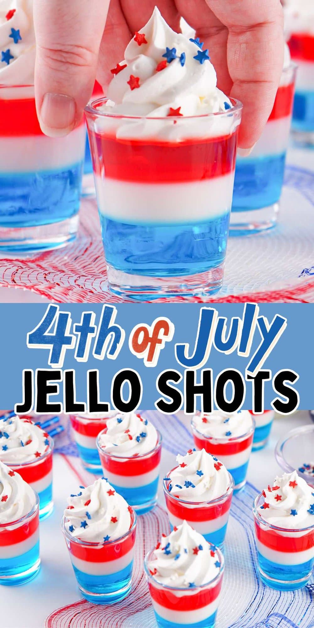 4th of july jello shots pins.
