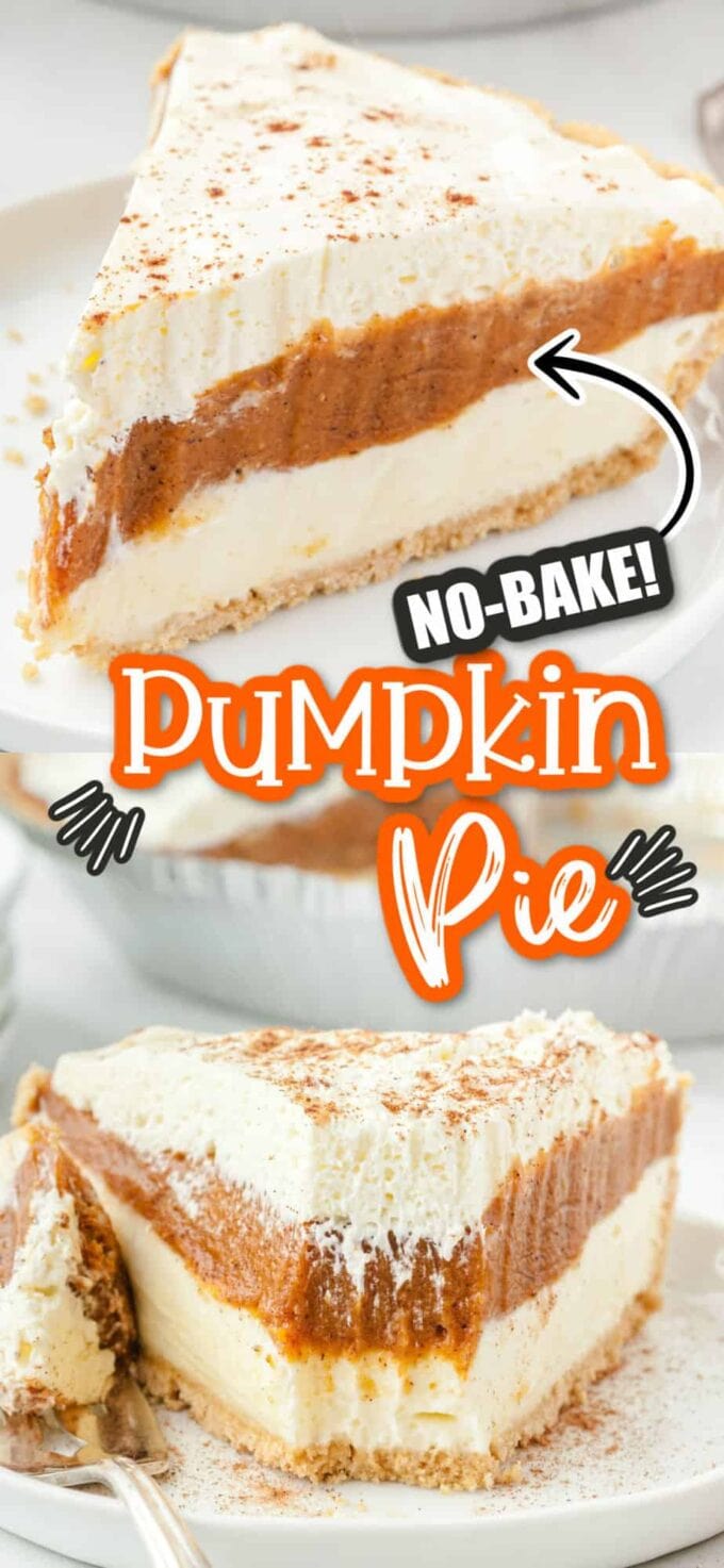 No-Bake Pumpkin Pie Recipe (Easy 10-Minute Recipe) - Princess Pinky Girl