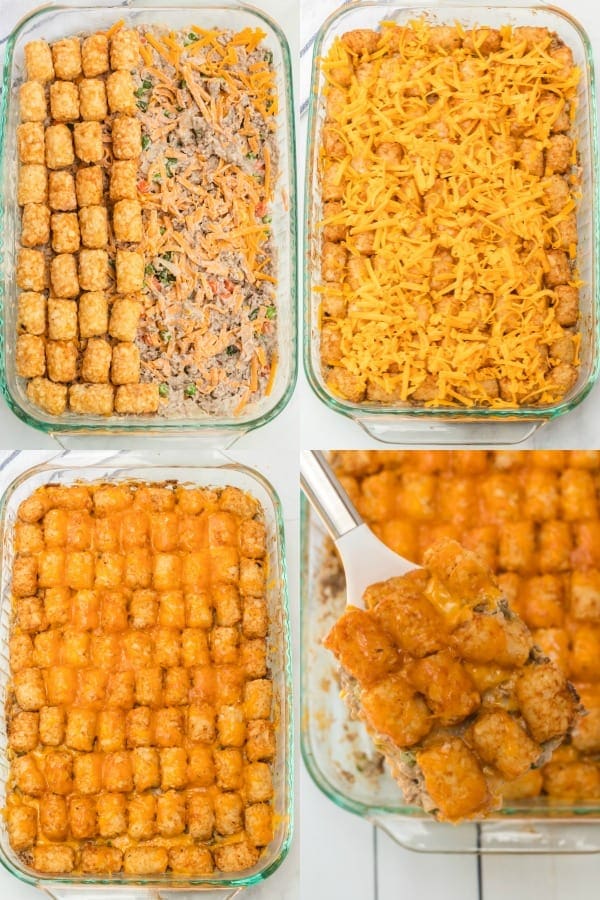 How to make Tater tot Casserole