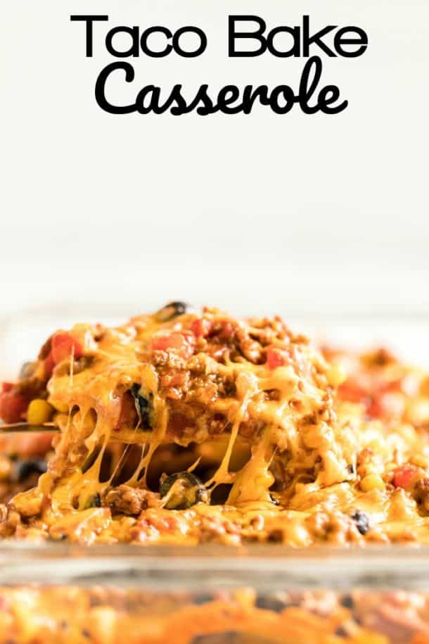 Easy Taco Bake Casserole Princess Pinky Girl 