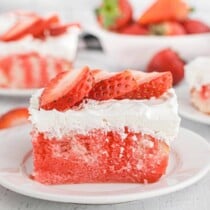 jello poke cake featured image