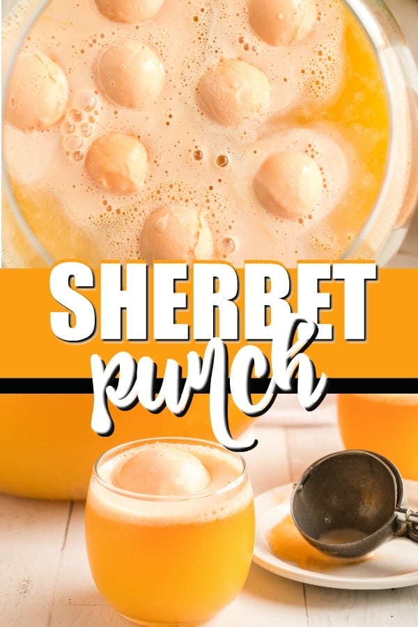 Easy Orange Sherbet Punch