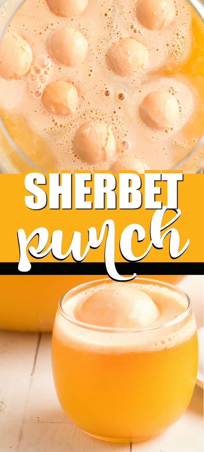 Simple Sherbet Punch Recipe | Princess Pinky Girl