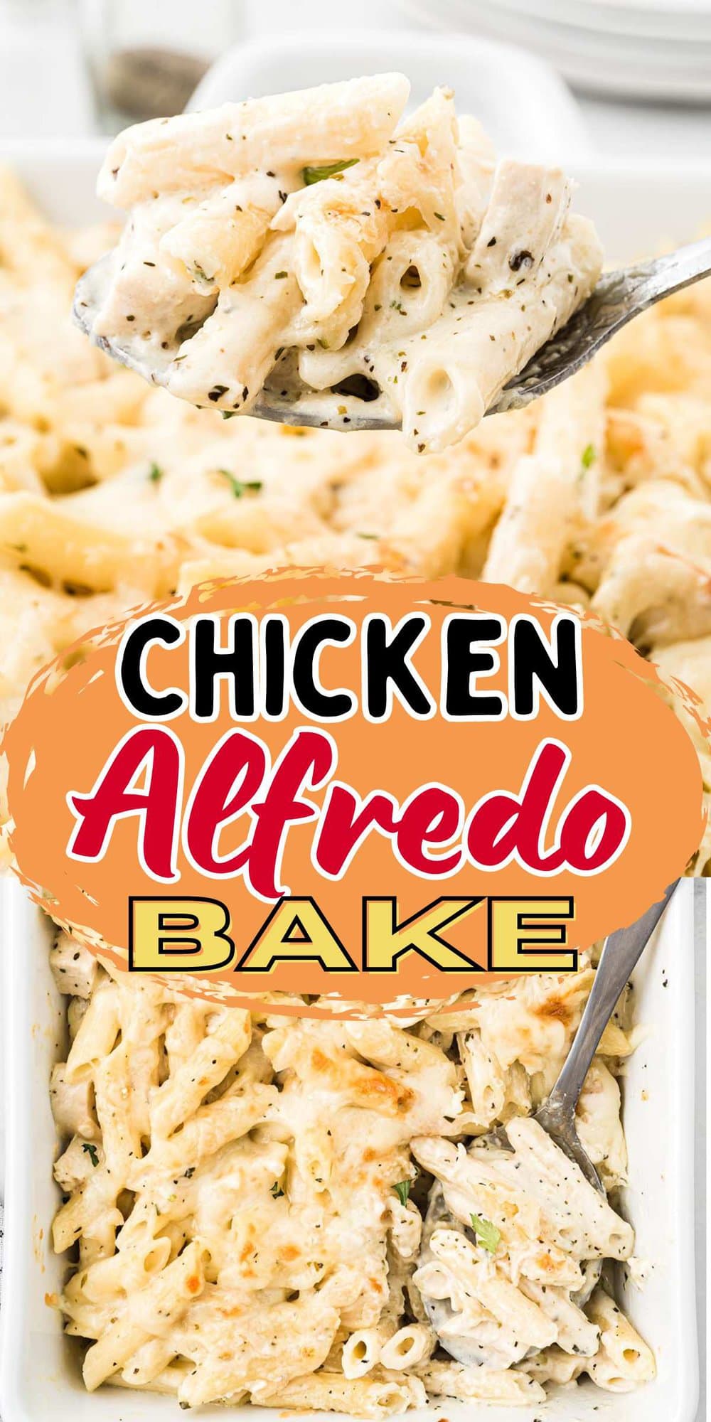 Chicken Alfredo Bake pinterest