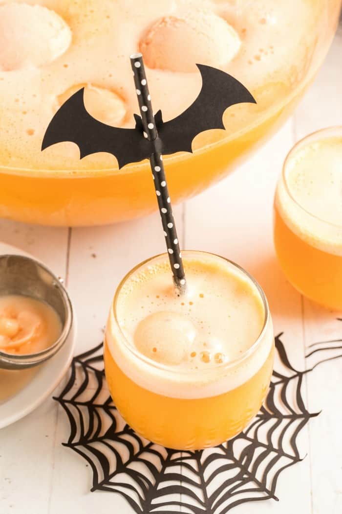 Halloween Orange Sherbet Punch