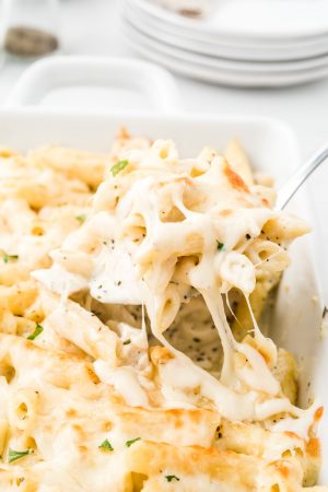 Chicken Alfredo Bake - Princess Pinky Girl