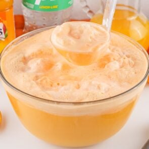 orange sherbet punch.