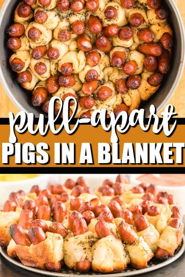 Pull apart pigs in a blanket pin