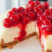 Instant Pot Cheesecake square