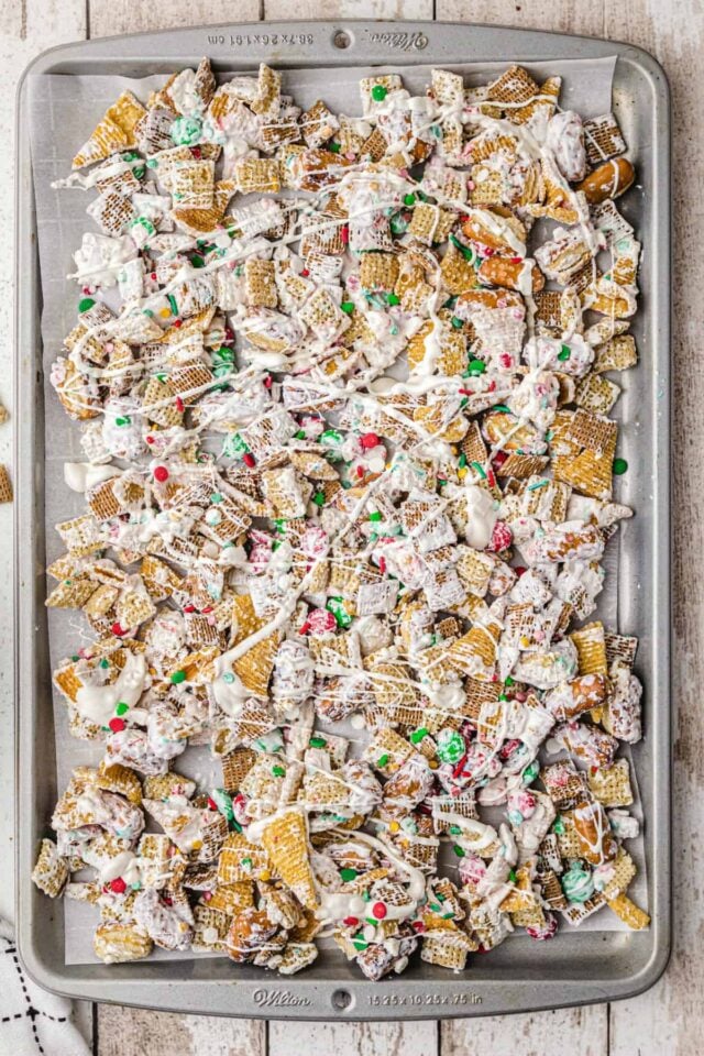 Holiday Christmas Crack Chex Mix Recipe - Princess Pinky Girl