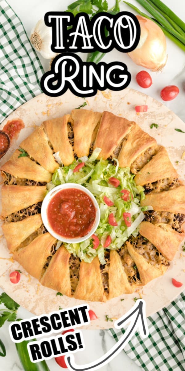 Taco Ring with Crescent Rolls