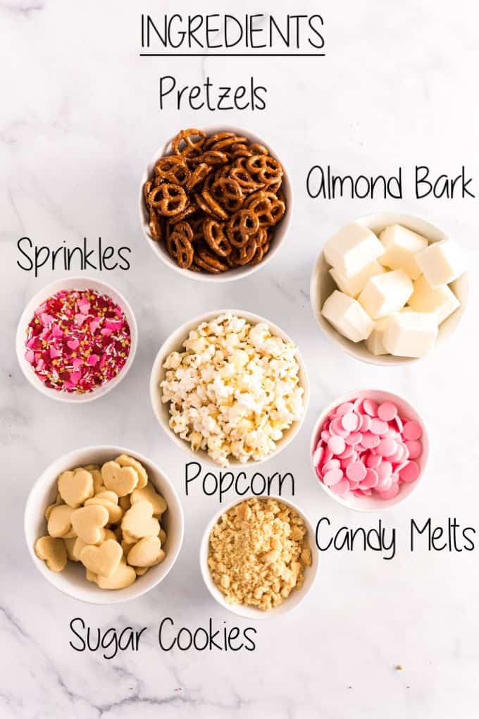 Sugar Cookie Popcorn ingredients