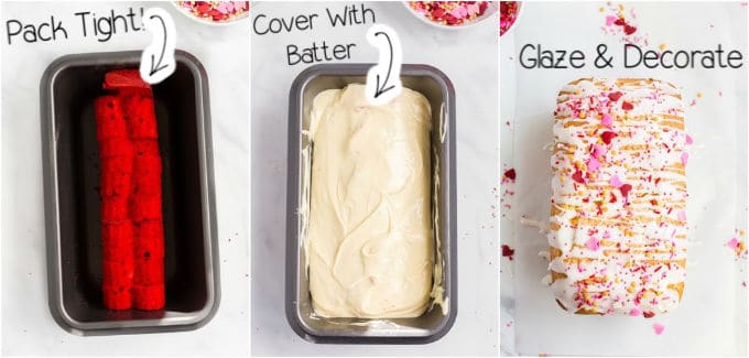 how to make a surprise inside cake step 2