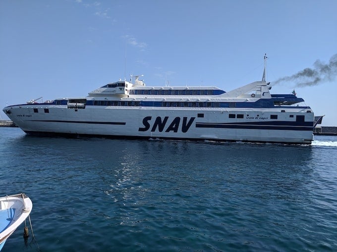 ferry to get around Amalfi Coast