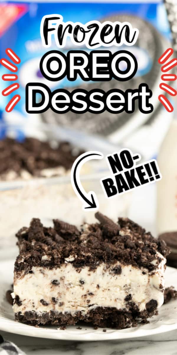 No-Bake Frozen Oreo Dessert