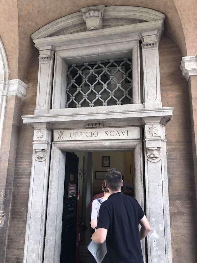 Scavi tour at the Vatican