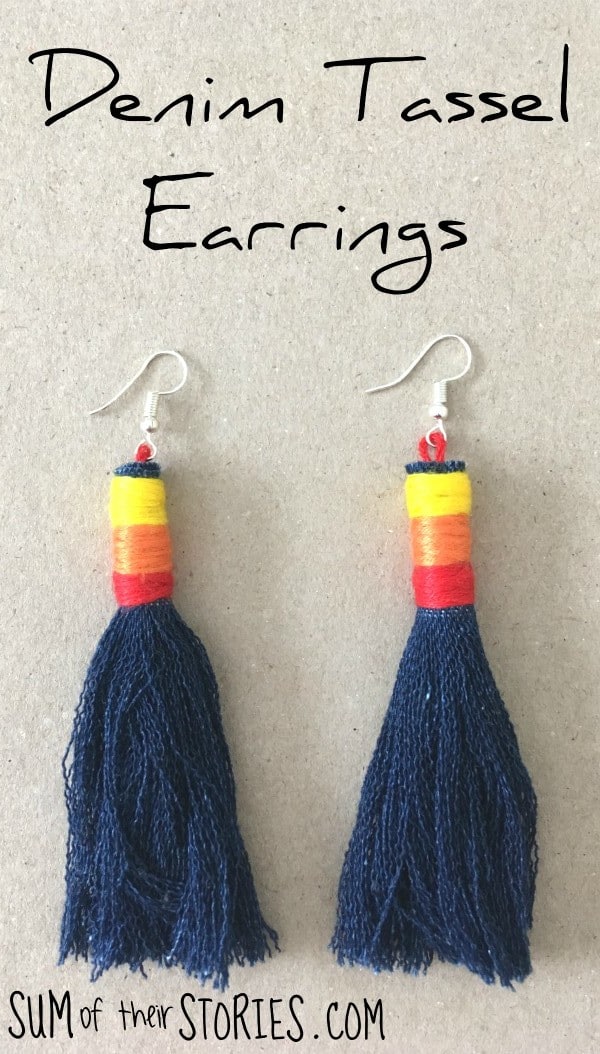 DIY Tassel Earrings from Sum of their Stories