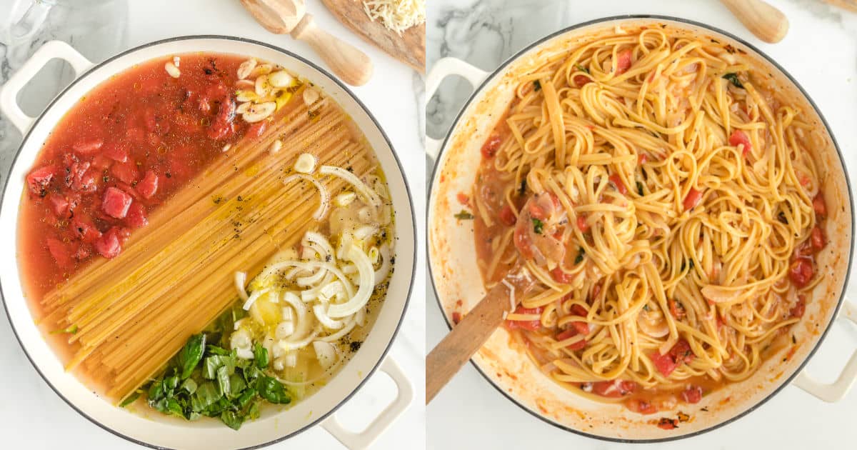 One Pot Spaghetti (NO BOIL) - Princess Pinky Girl