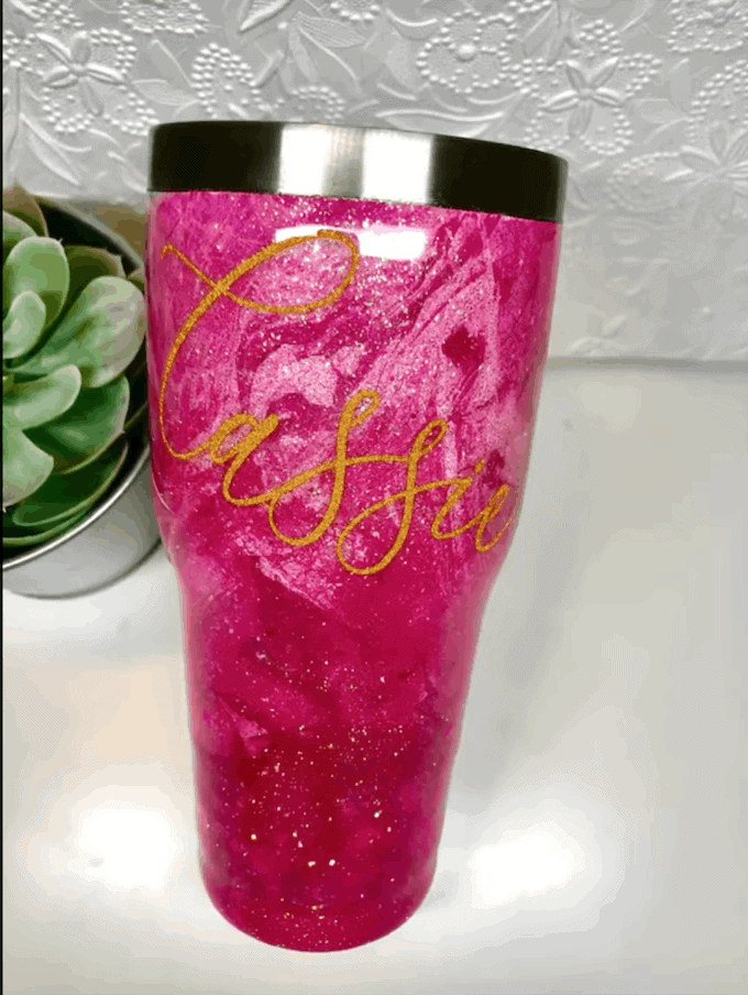 Hydro-Dipped Tumblers