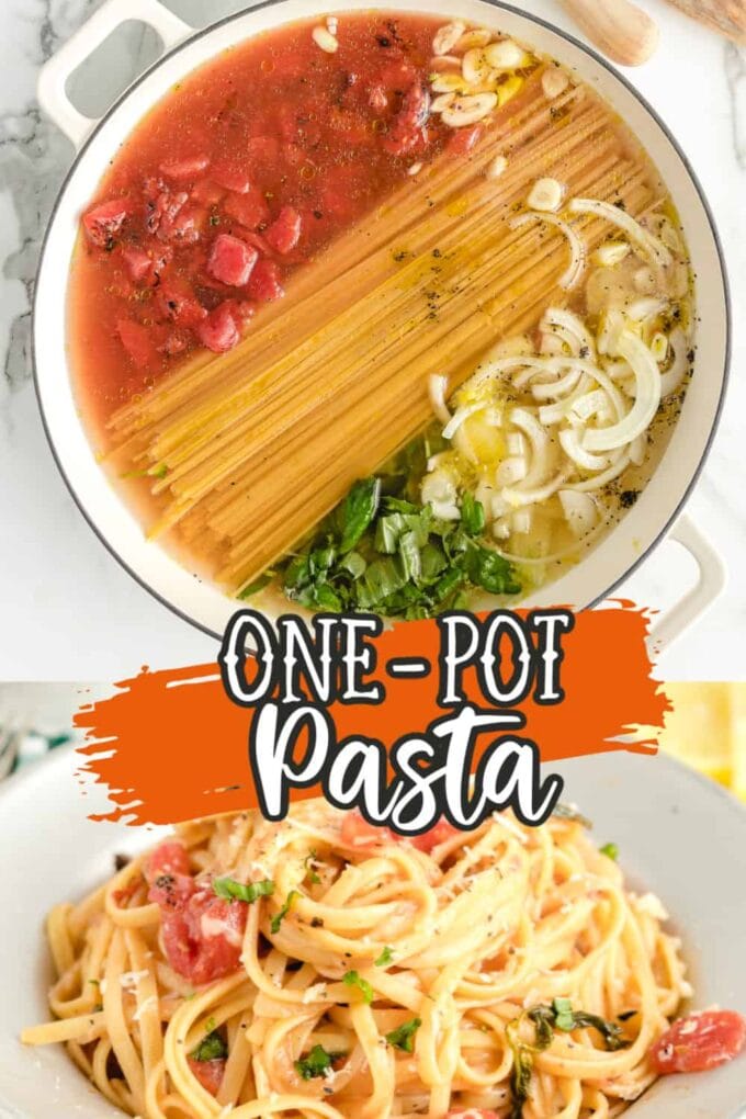 One-Pot Pasta Pinterest