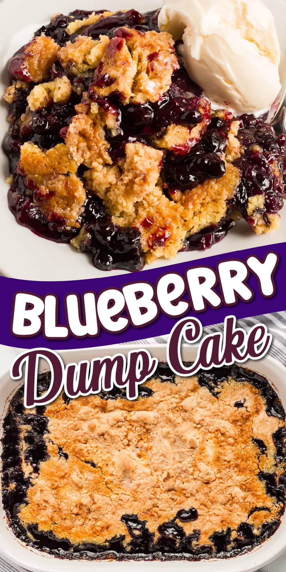 Blueberry Dump Cake pinterest