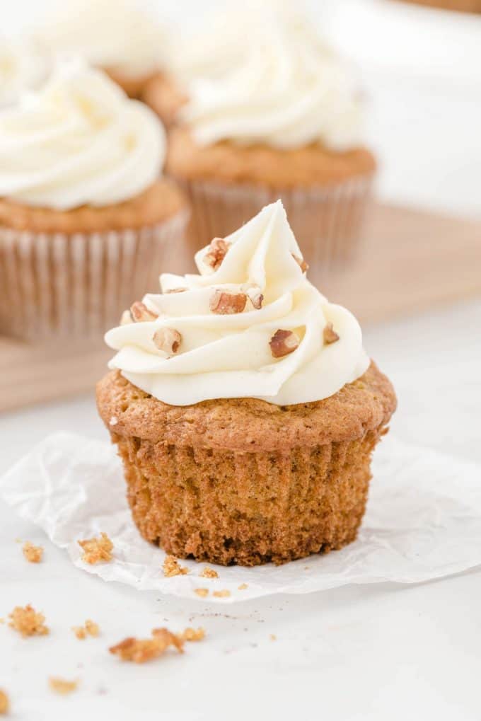 Carrot Cake Cupcakes (with Cream Cheese Frosting) - Princess Pinky Girl