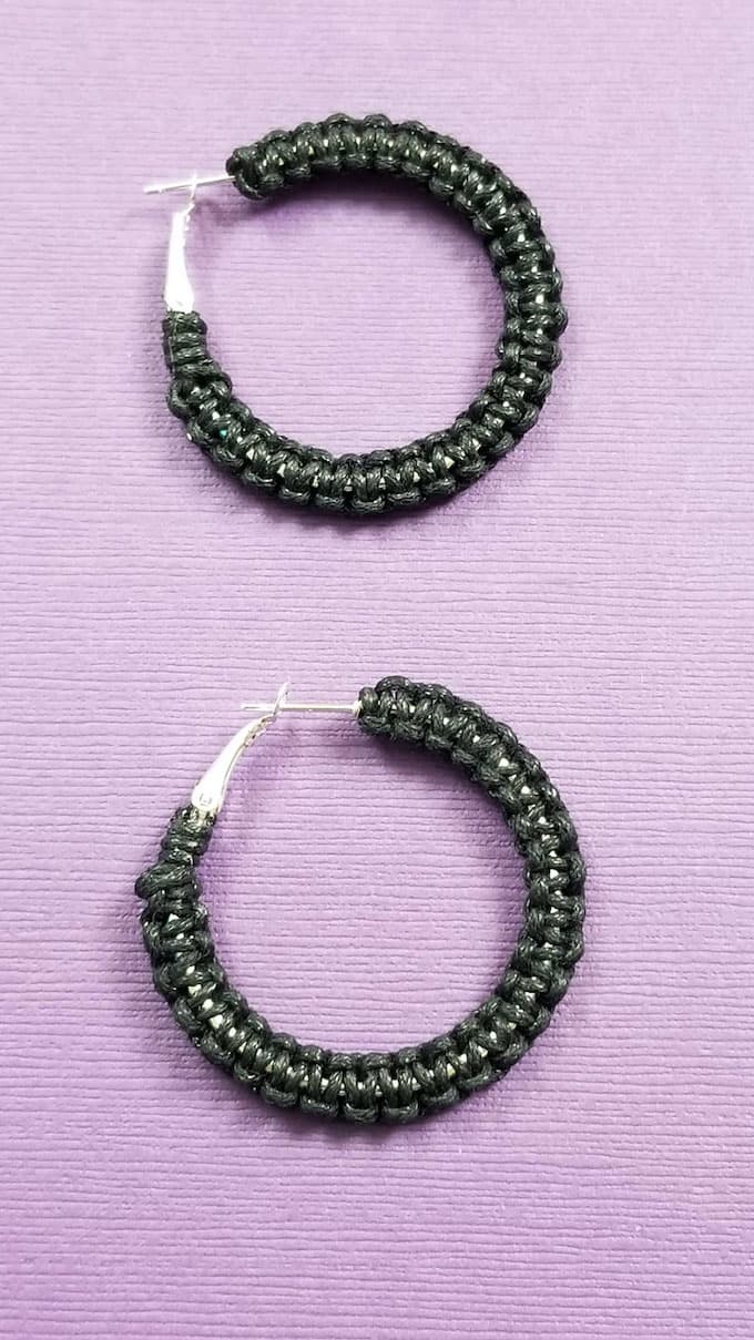 Cobra Stitch Earings