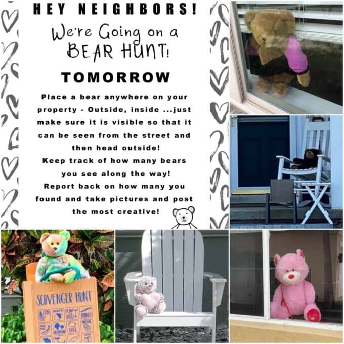 Teddy Bear Scavenger Hunt