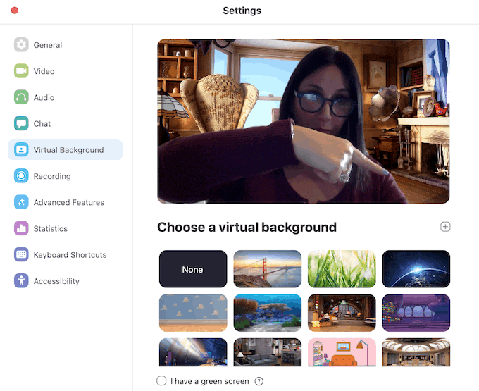 How to set a virtual background in Zoom