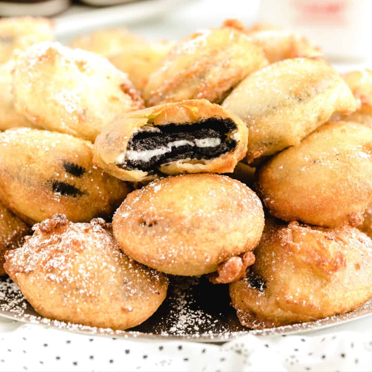 Fried oreos deals with pancake mix