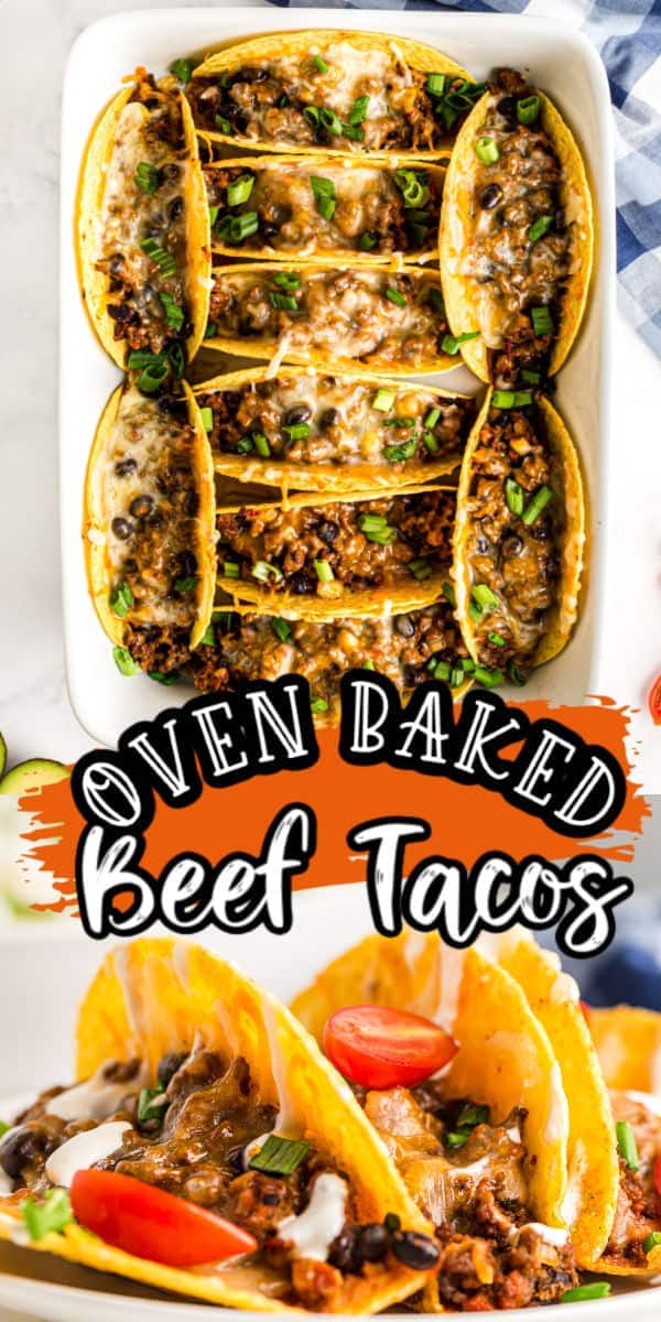 Oven Baked Beef Tacos Pinterest