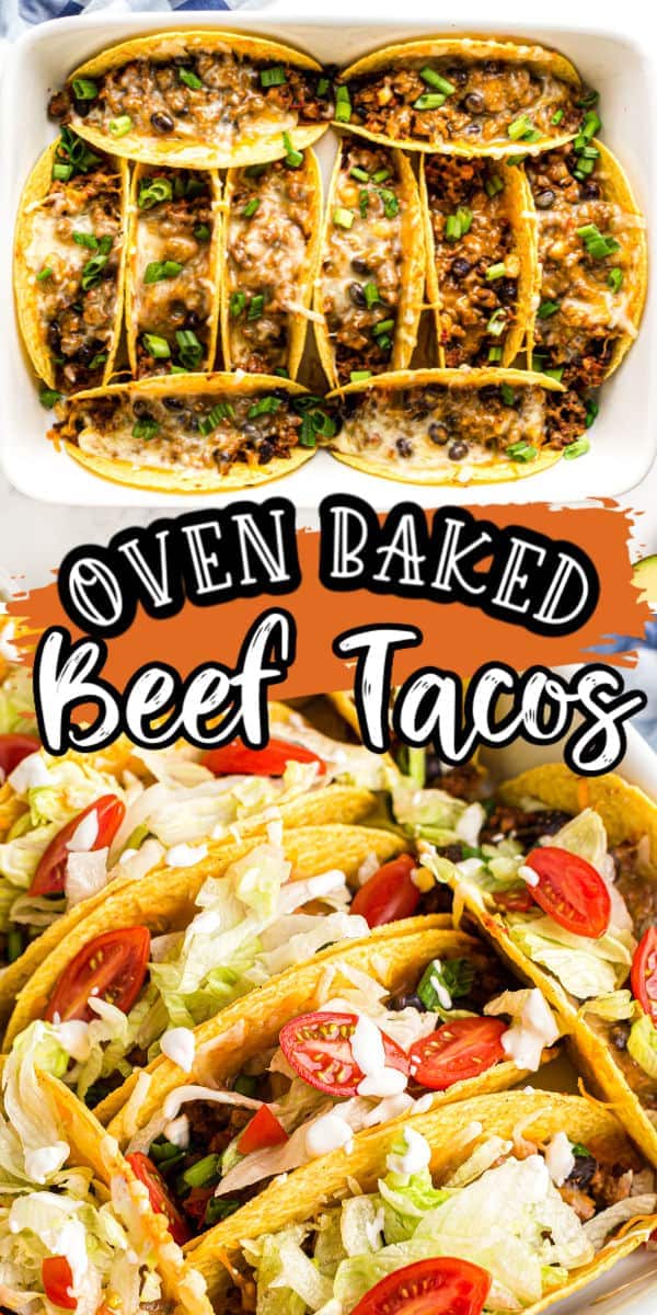 Oven Baked Beef Tacos Pinterest