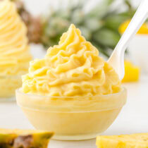 dole whip in a bowl.