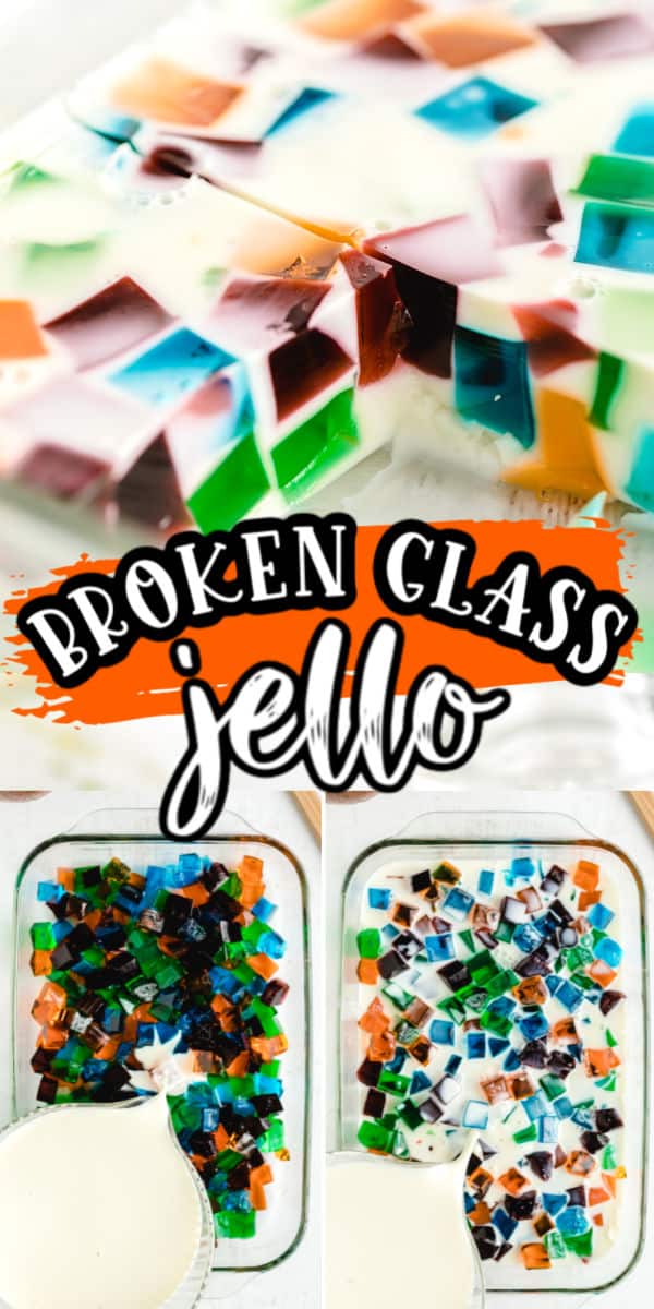 Broken Glass Jello Pinterest