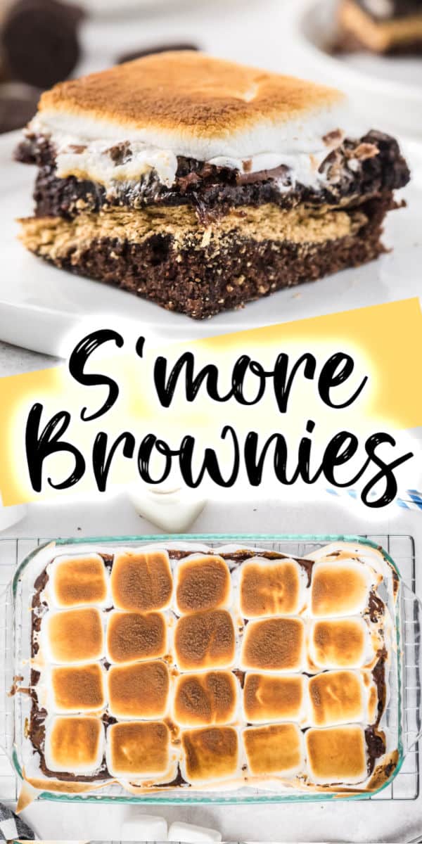 S'more Brownies with Oreos