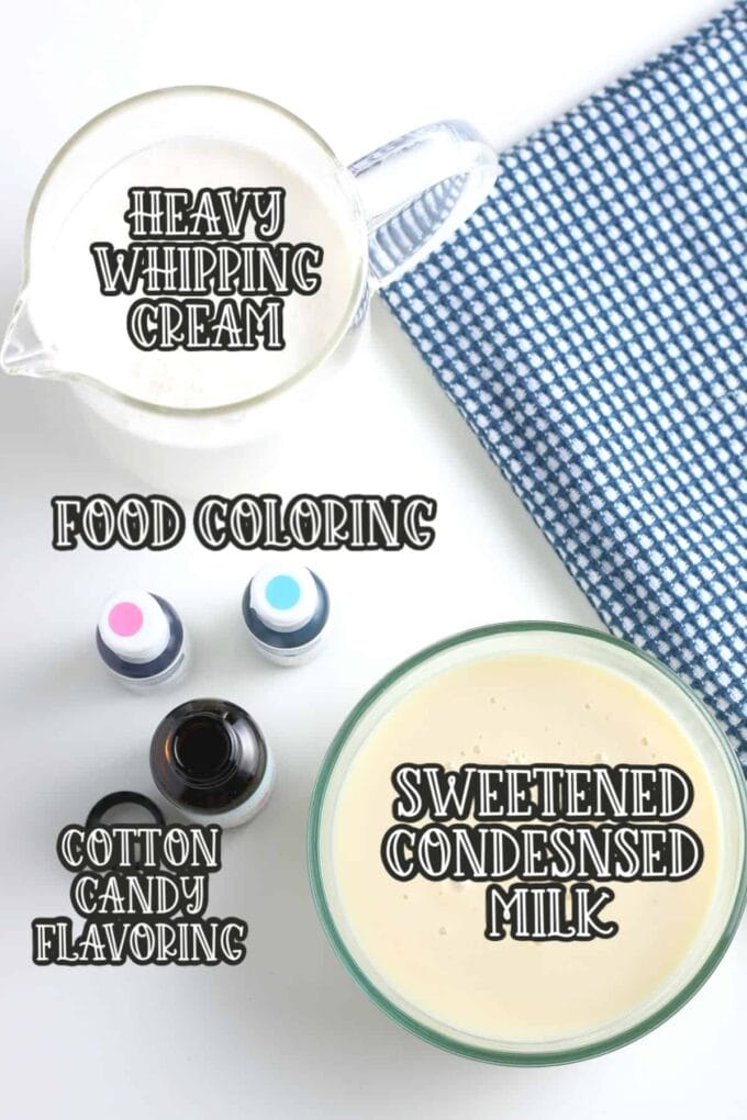Cotton Candy Ice Cream Ingredients