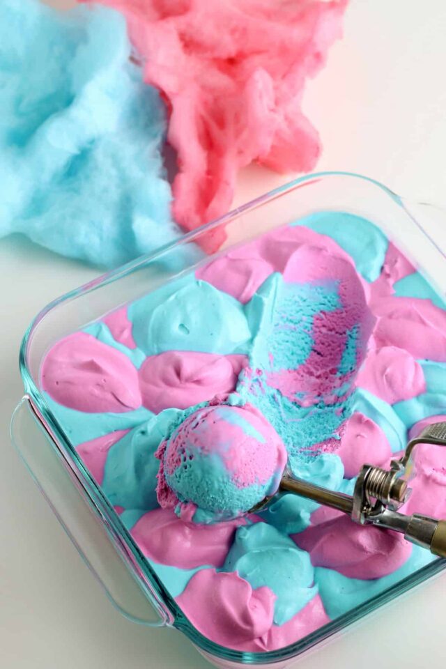 Cotton Candy Ice Cream (No Churn) - Princess Pinky Girl