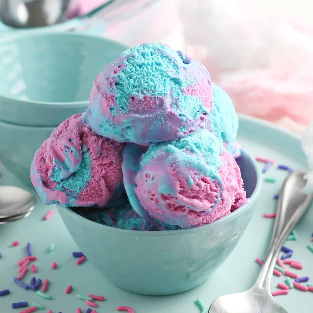 How to Make No-Churn Cotton Candy Ice Cream