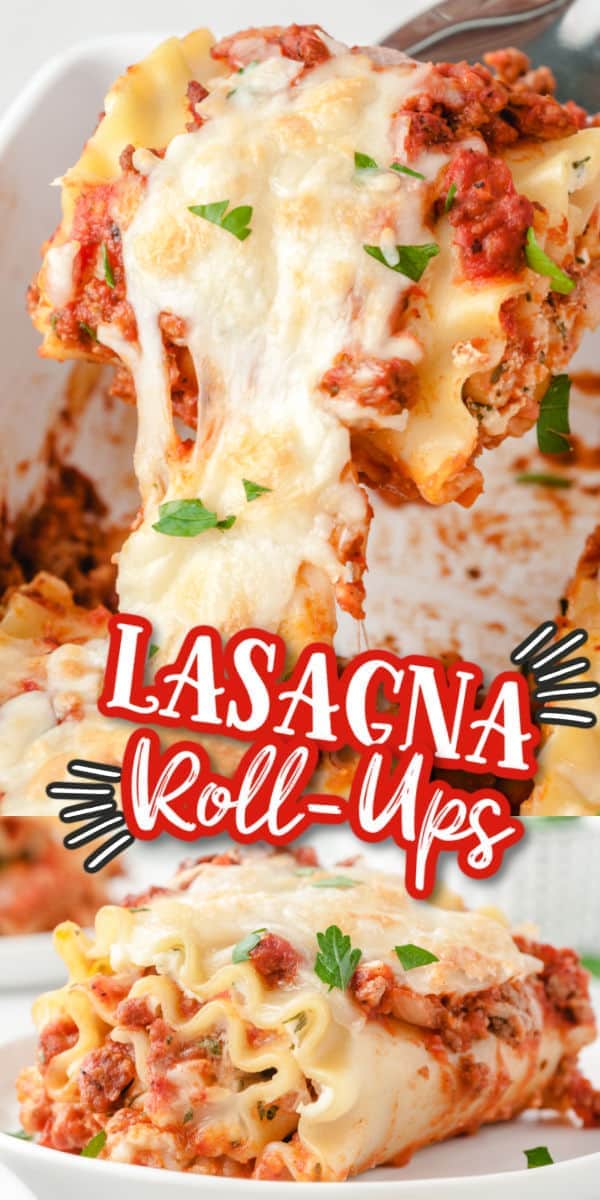 Lasagna Roll-Ups Pinterest Image