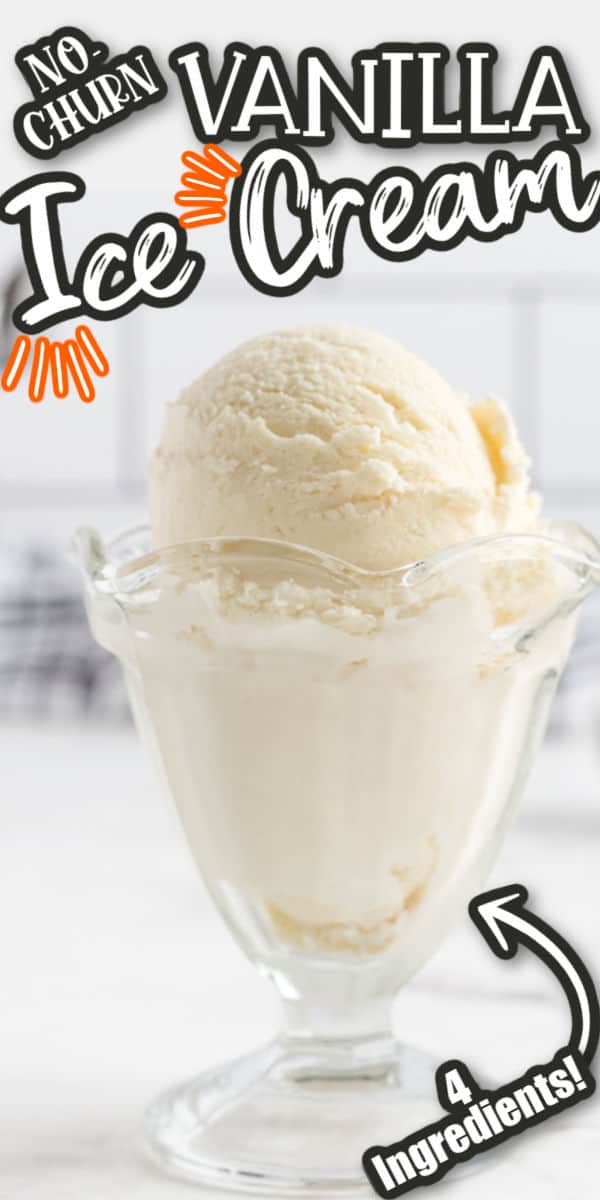 Vanilla Ice Cream Pinterest Image