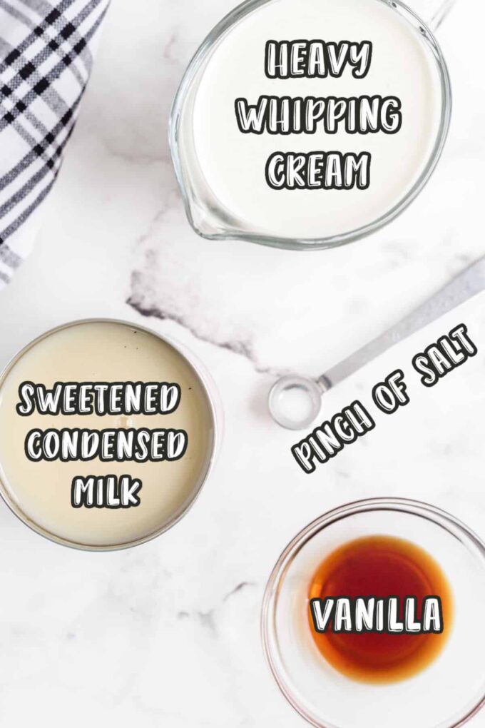 vanilla ice cream ingredients