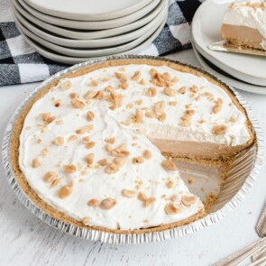 no bake peanut butter pie featured image