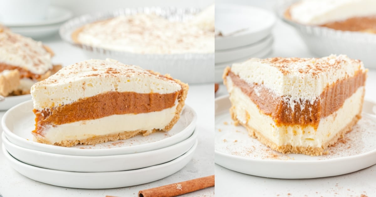 No-Bake Pumpkin Pie Recipe {Easy & Only 10 Minute Prep}