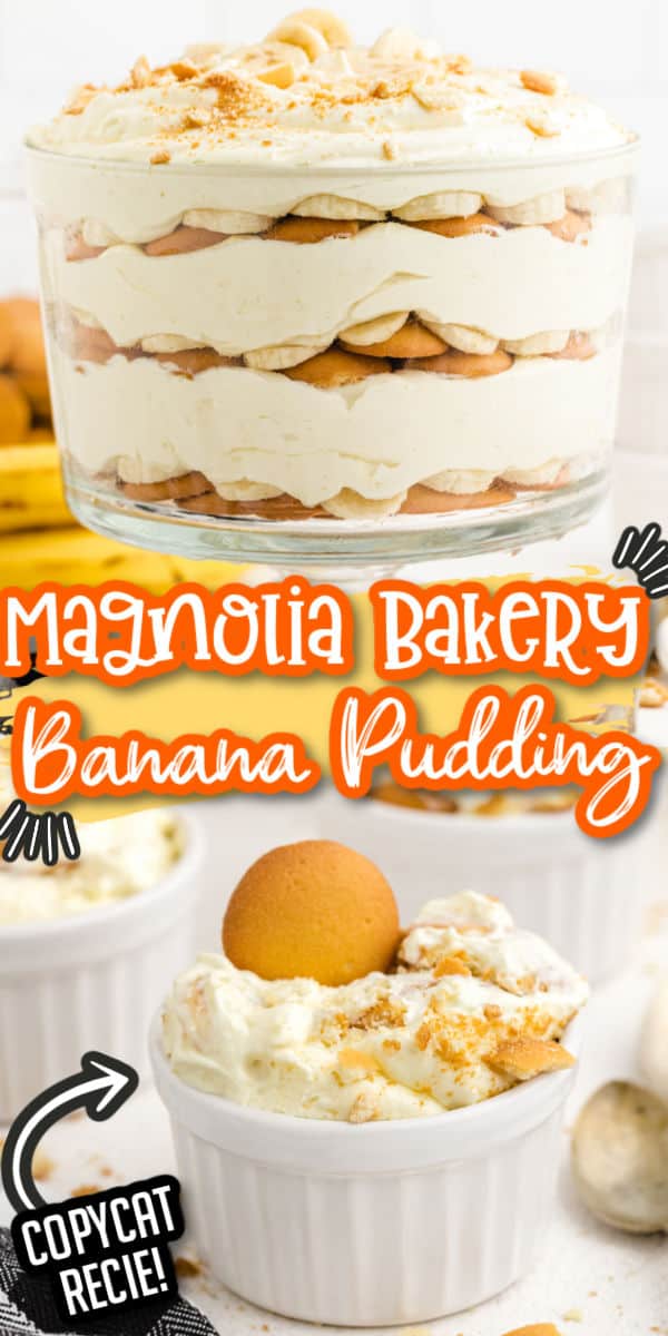 Magnolia Bakery Banana Pudding pinterest image