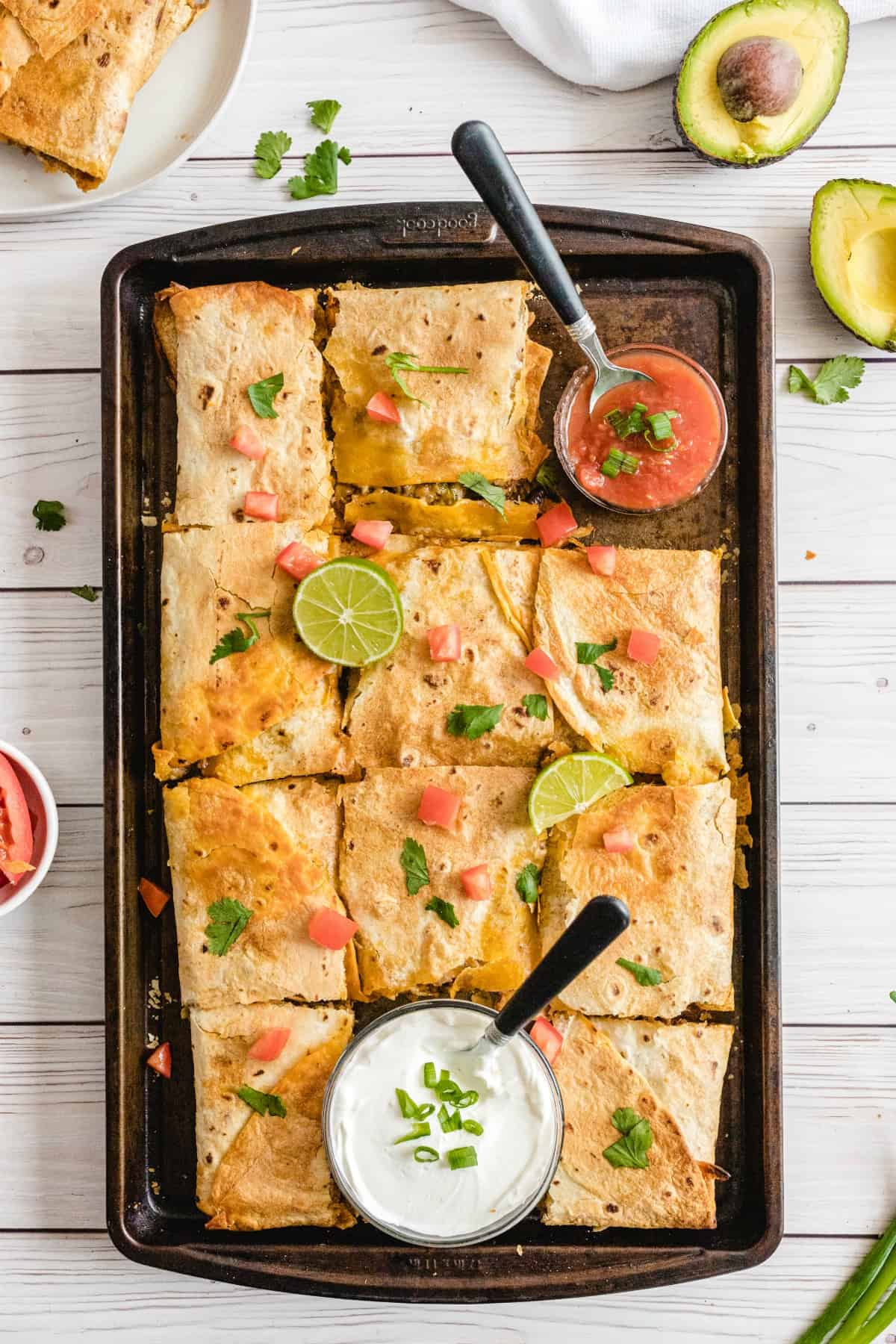 Sheet Pan Quesadillas Princess Pinky Girl 5913