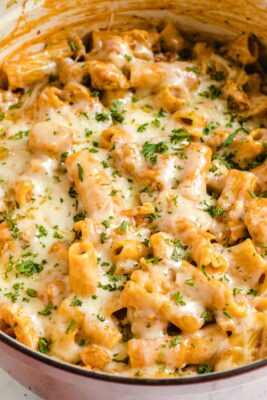 Parmesan Chicken Pasta - Princess Pinky Girl