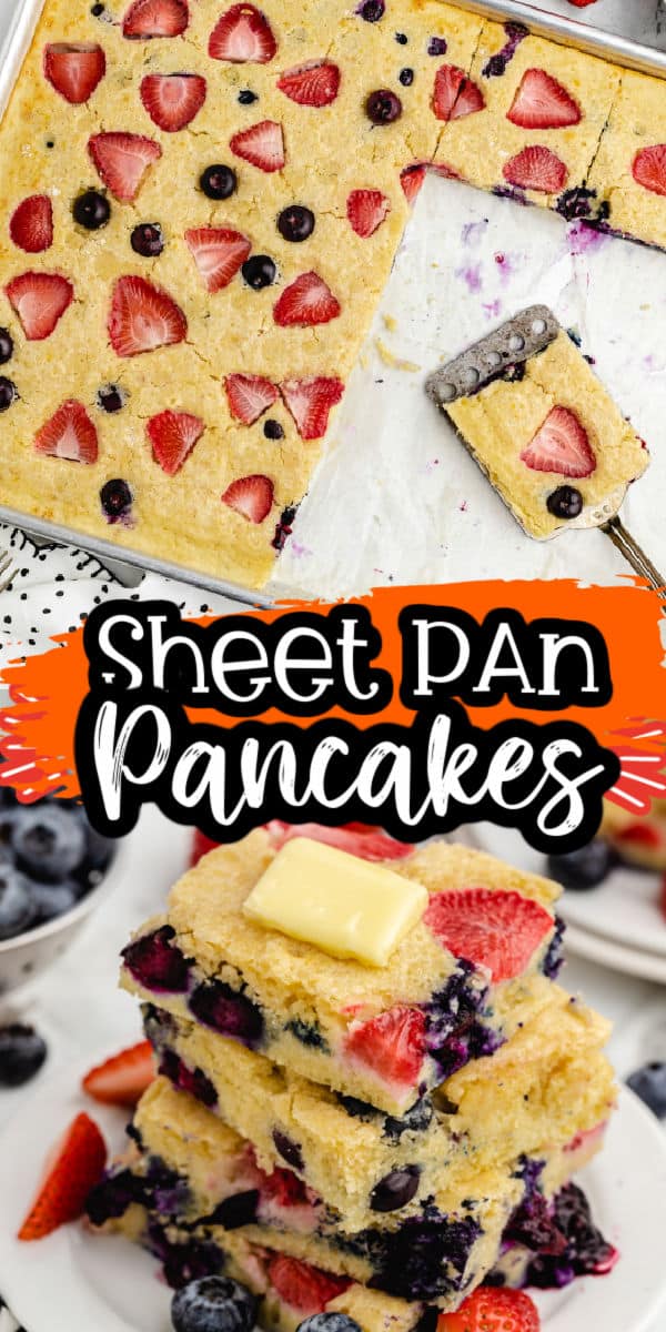 Sheet Pan Pancakes Hero Pinterest