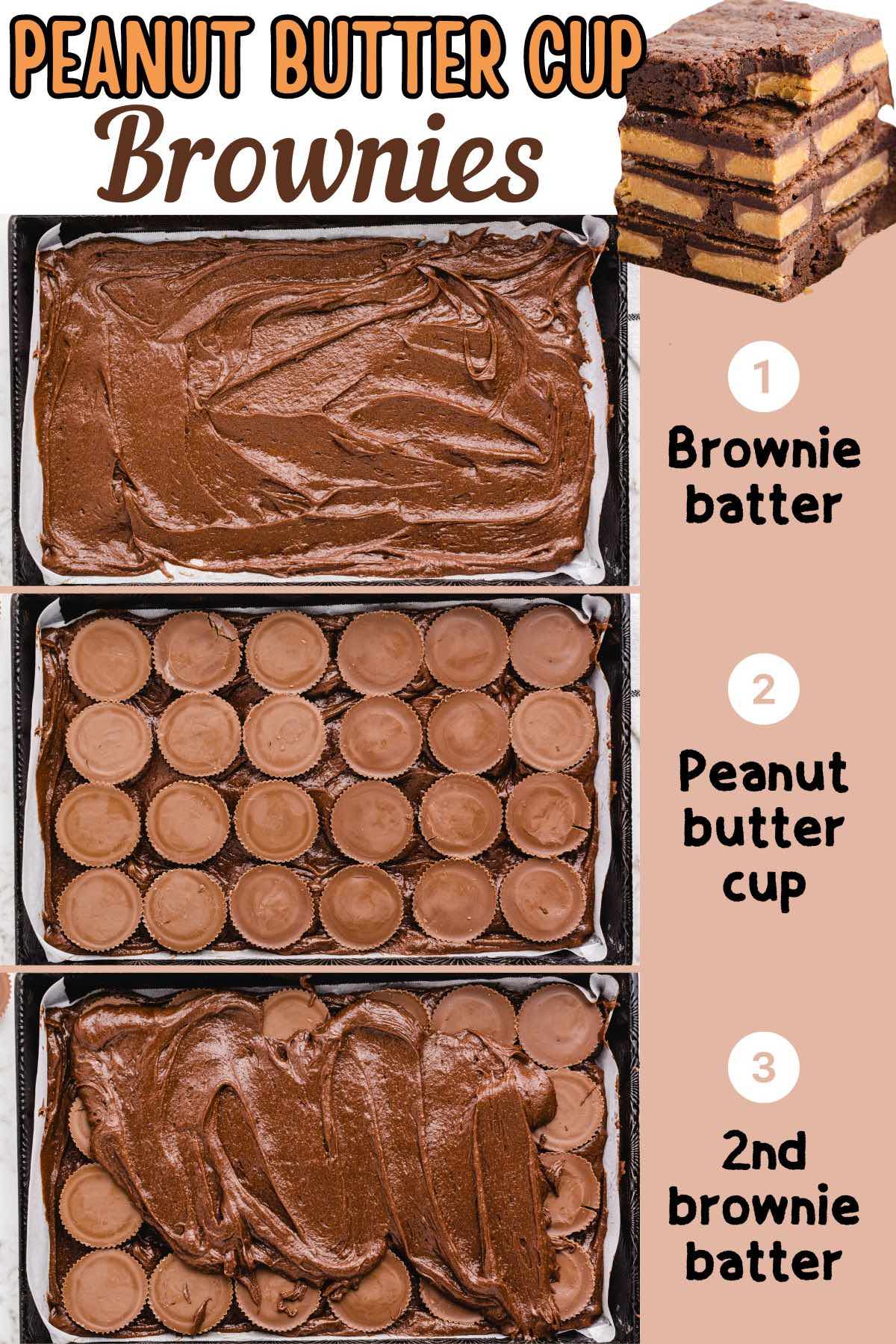 peanut butter cup brownie pins.